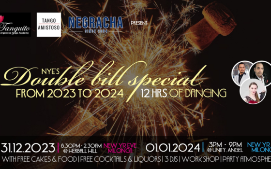 This week at Tango Amistoso & The NYE Double Bill Special This week at Tango Amistoso & The NYE Double Bill Special