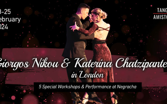 NEW Couple – Giorgos & Katerina, two more Musicality Workshops with Mariano Laplume, and Ariel Yanovksy is back at Tango Amistoso! NEW Couple – Giorgos & Katerina, two more Musicality Workshops with Mariano Laplume, and Ariel Yanovksy is back at Tango Amistoso!