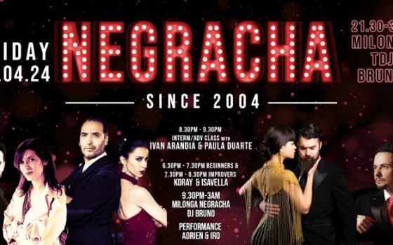 Amazing lineup at Negracha, How to transition to the next level, Tango Trips and a lovely week at Tango Amistoso Amazing lineup at Negracha, How to transition to the next level, Tango Trips and a lovely week at Tango Amistoso