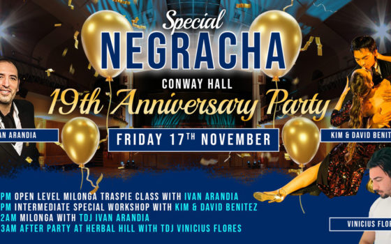 THIS FRIDAY! 19 years at Negracha – Anniversary Party!