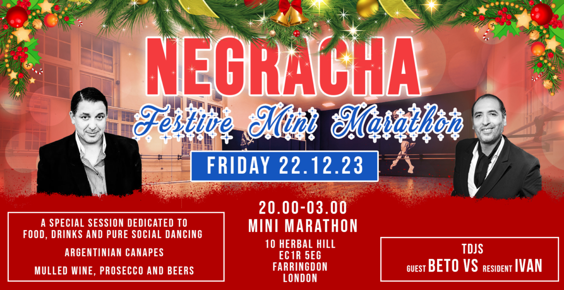 Festive Mini Marathon at Negracha & Christmas Eve at Milonga Simpatica