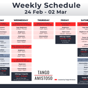 Maitrī Milonga, NEW Followers Technique, NEW Courses: Voleos & Ganchos on Wednesdays in Soho, Beginner’s Crash Course, DeMilonga Maitrī Milonga, NEW Followers Technique, NEW Courses: Voleos & Ganchos on Wednesdays in Soho, Beginner’s Crash Course, DeMilonga