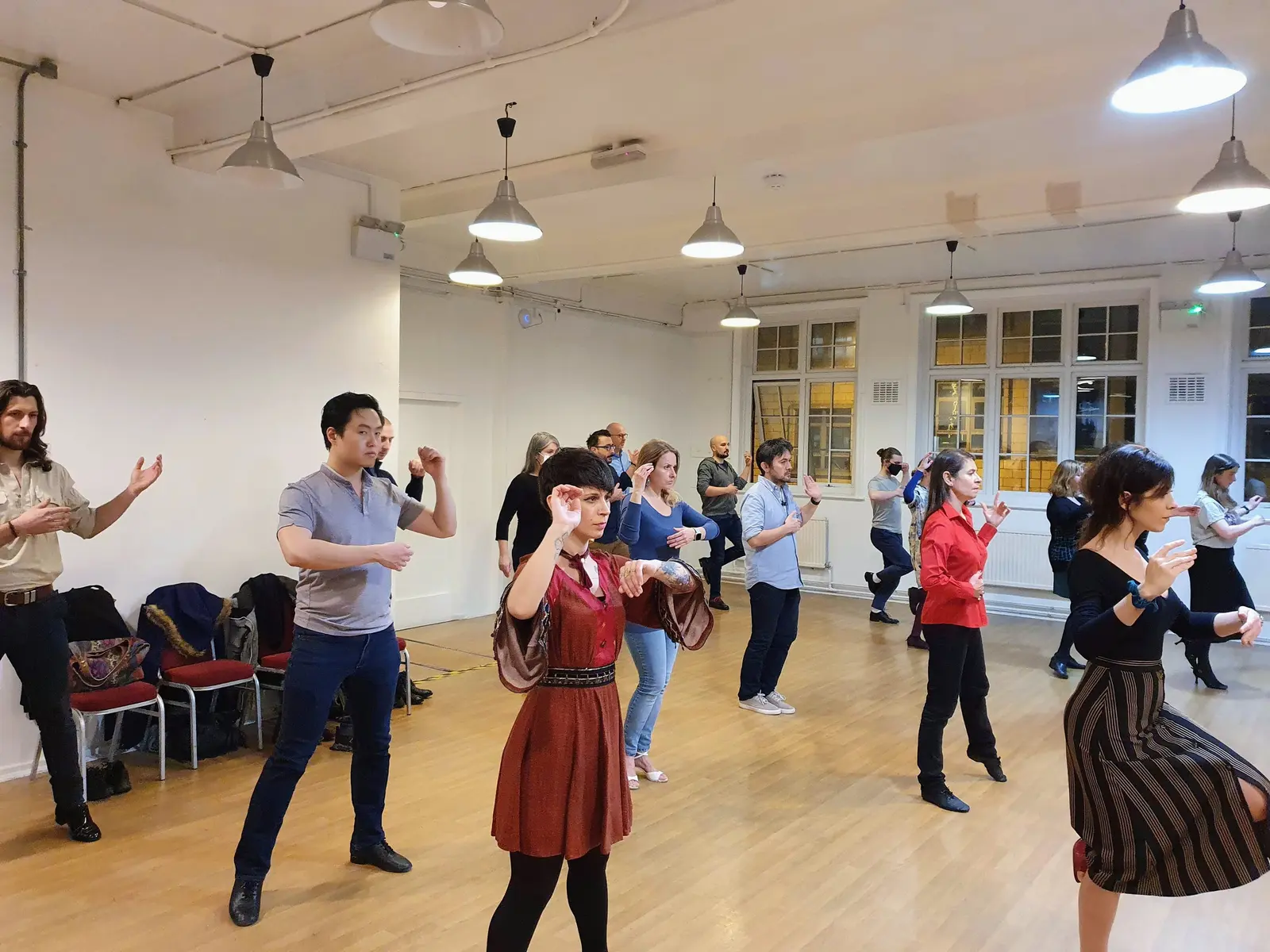Tango class at Claremont Project in Angel